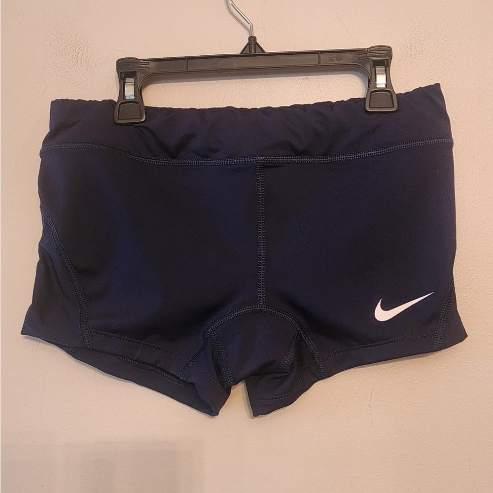 Nike Dri Fit Gameday Navy Blue Shorts 3.75 Inch Inseam Size Small